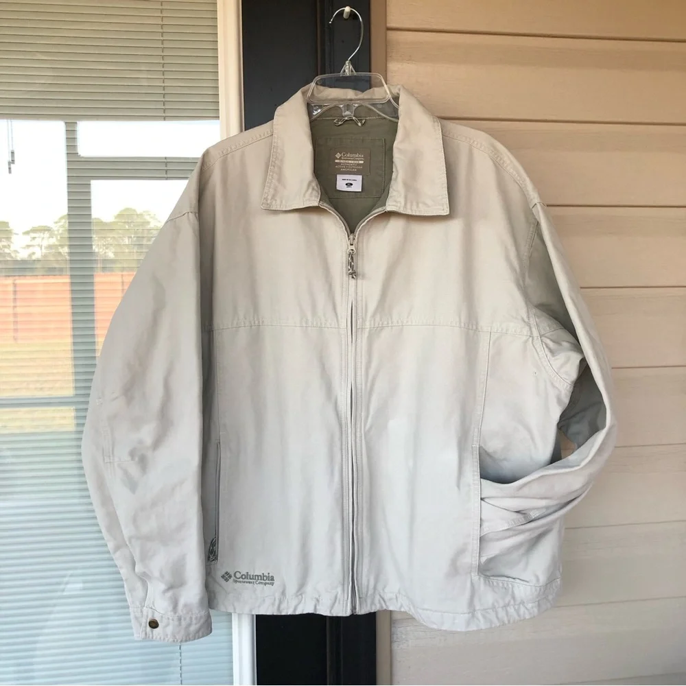 Columbia Stonewashed Granite Cotton Jacket Size XL_2